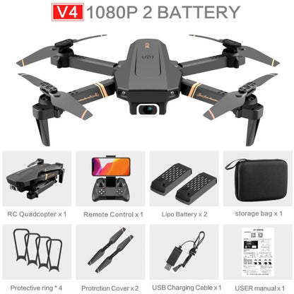 V4 Rc Drone 4k HD Wide Angle Dual Camera Real-time transmission - Alicetheluxe