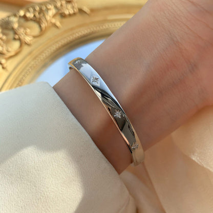 Korean Smooth Surface Bracelet Woman Simple Fashion INS Style Elegant