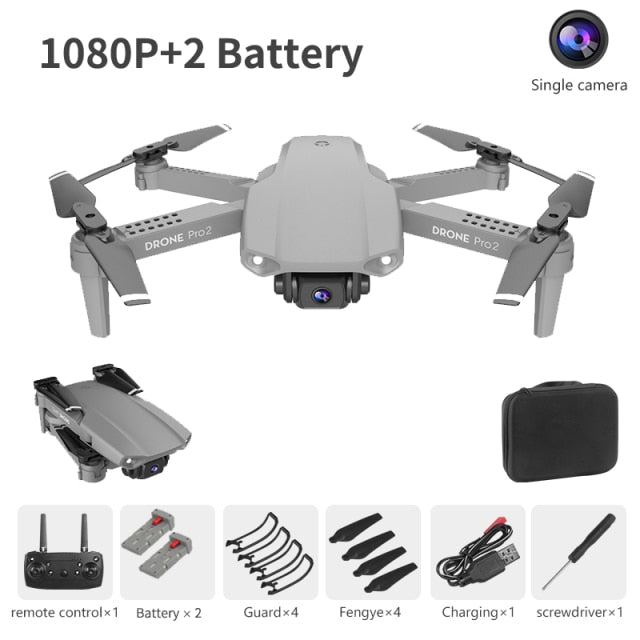 E99 Pro2 RC Mini Drone 4K 1080P 720P Dual Camera Aerial Photography - Alicetheluxe