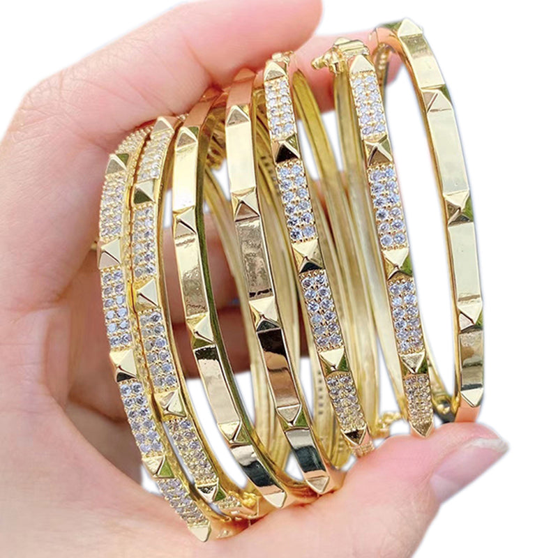 fashion zircon bangles crystal bracelets for women