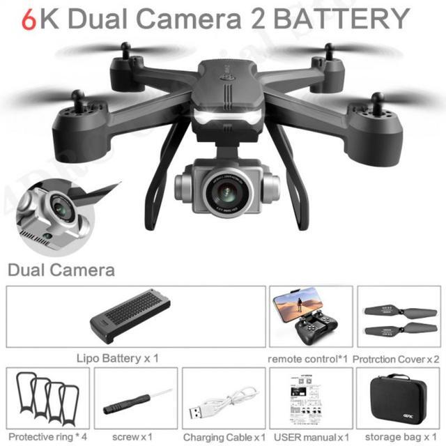 CHIGER-V14 Drone With Wide Angle HD 6K 1080P WiFi Dual Camera