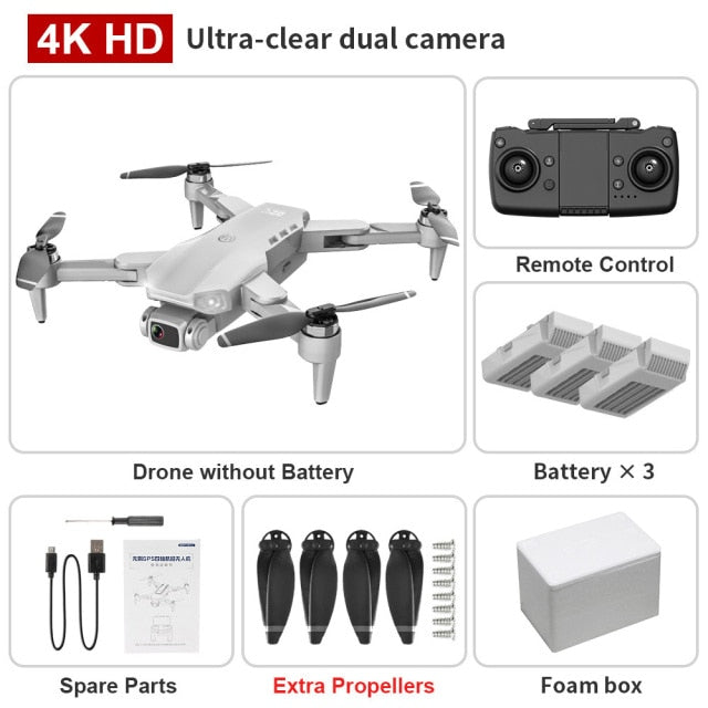 Drone 4K Dual HD Camera Professional Aerial Photography Distance 1200M - Alicetheluxe