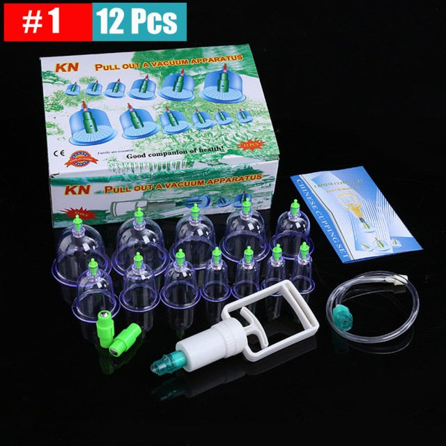 Hijama Cupping Vacuum Suction Cups Sets for Cellulite Cupping Massage - Alicetheluxe