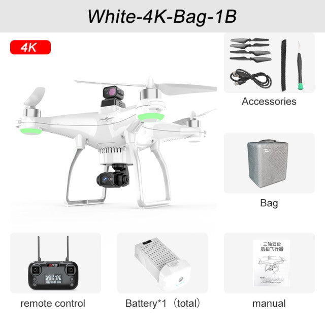 KF103 Obstacle Avoidance Drone 4k Professional 8K HD Camera 3-Axis