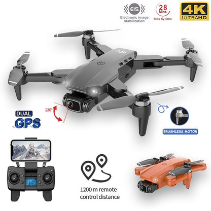 Drone 4K Dual HD Camera Professional Aerial Photography Distance 1200M - Alicetheluxe