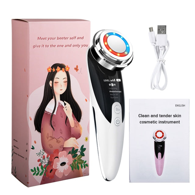 Face Massager Skin Rejuvenation Radio Mesotherapy Lifting Beauty - Alicetheluxe