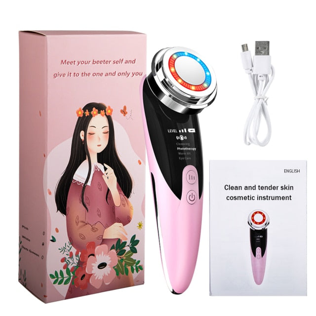 Face Massager Skin Rejuvenation Radio Mesotherapy Lifting Beauty - Alicetheluxe