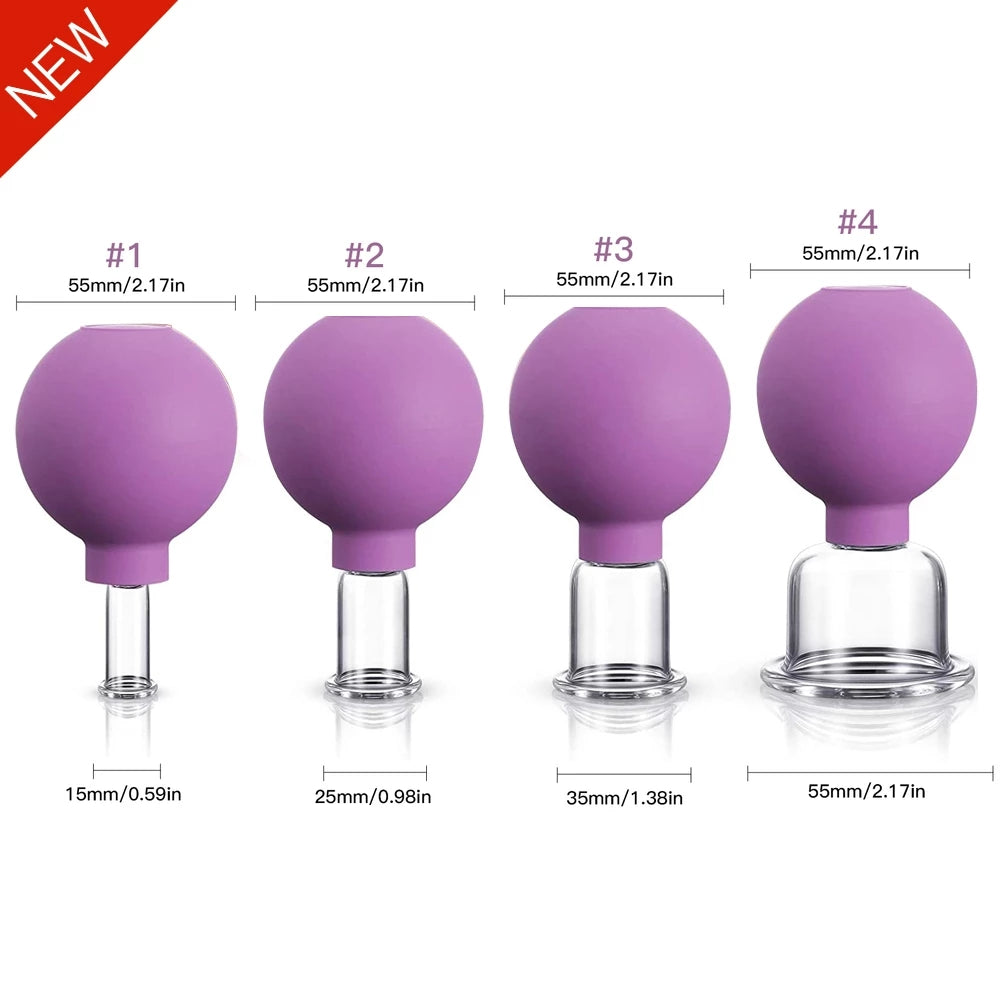 Anticellulite Massager Jars For Face Vacuum Cupping Glasses Hijama