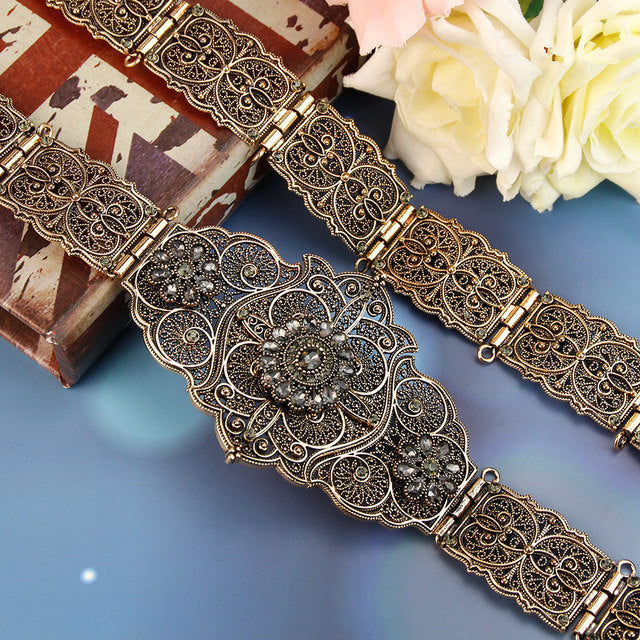 Morocco Caftan Belt for Women Waist Chain Wedding Jewelry Gift
