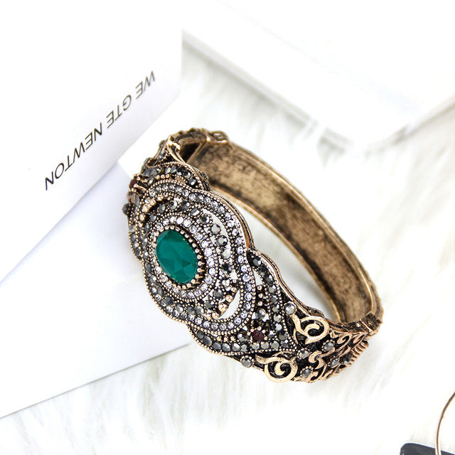 Ottoman Turk Brand Design Vintage Women Bangle Istanbul Culture Jewelry