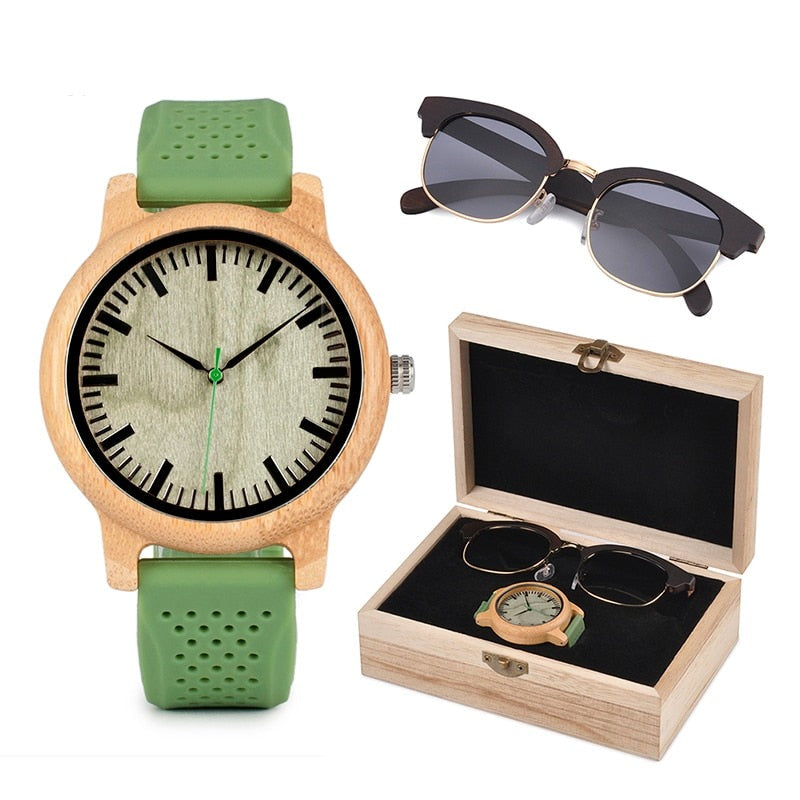 Wood Women Watches and Sunglasses - Alicetheluxe